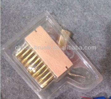 Wooden weeding brush PP wire/Coppered steel wire