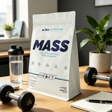 كيس كبير من مسحوق البروتين Ziplock Mass Gainer بوزن 5 رطل