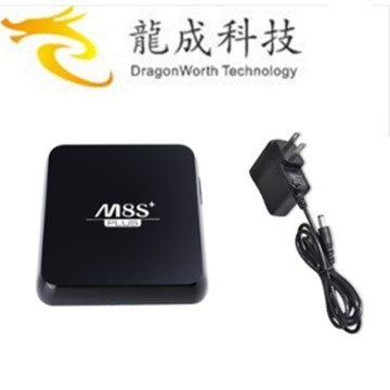 2016 China Manufacture Android TV Box M8s+ Plus S905 1g 8g Android 5.1 Amlogic S905 Quad Core Kodi Smart Media TV Box