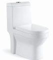 Siphon Μπάνιο Ένα κομμάτι τουαλέτας σε λευκό