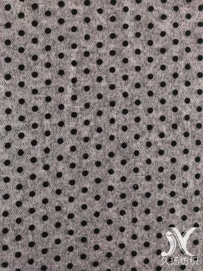 Flocking Dot Sweater Knit