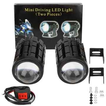 Motorefit 8-80V Dual Color Laser Headlights for Motorcycle