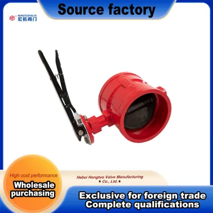 American Standard Grooved Lever Butterfly Valve