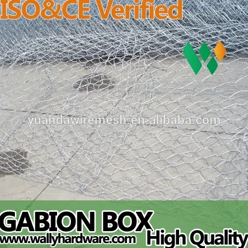 Hexagonal Galvanized Gabion Wire Mesh(Factory)
