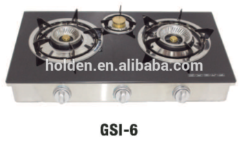 GSI-6 Tempered Glass top gas cooktop gas stove