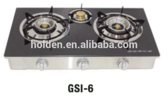 GSI-6 Tempered Glass top gas cooktop gas stove
