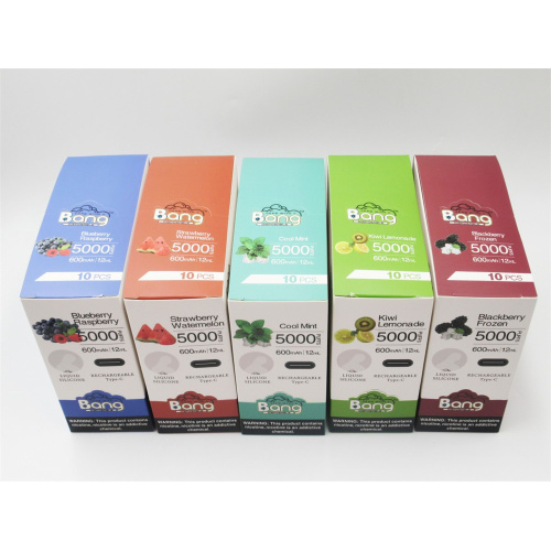 Hot Selling Rechargeable E Cigarette Bang Max 5000Puffs