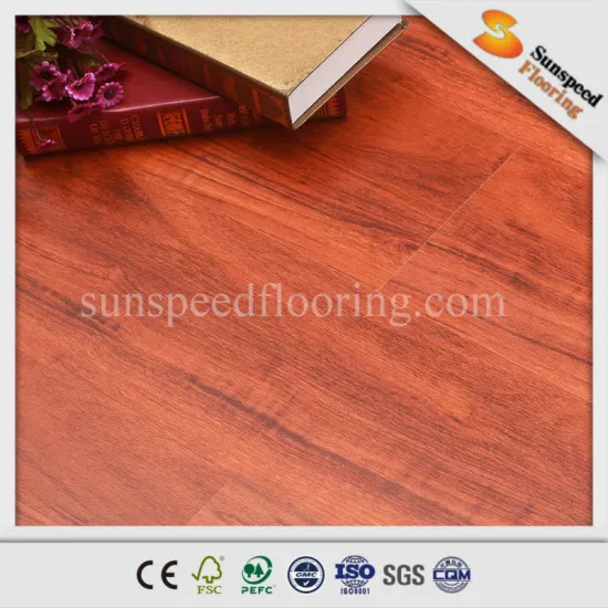 8mm easy lock HDF AC3 AC4 soundproof natural oak small embossed laminate flooring