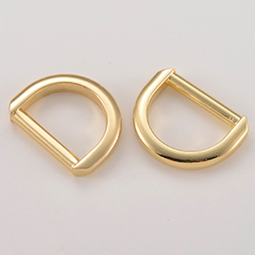 Nickel-Free Antique Brass Shoe D-Ring Snap Hooks