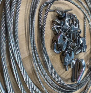 19X7 stainless steel wire rope 1/4in 316