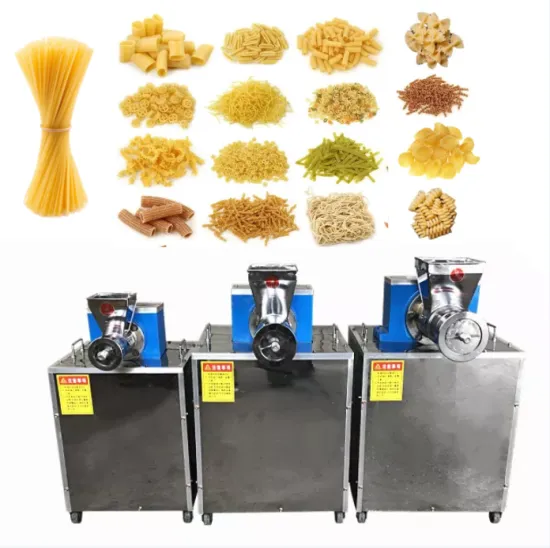 Mini UAE Commercial Pasta Extruder Machine for Farfalle, Conchiglie, and Spaghetti Production