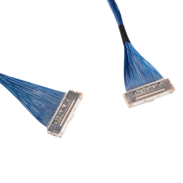 Kabel koaksial mikro 36awg ke unit kawat 46awg