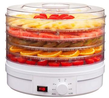 Healthy Food Dryer with 5 Drying Racks for Fruits, Veggies & Meats