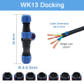 WK13 Aviation Steker Waterproof Docking Connector