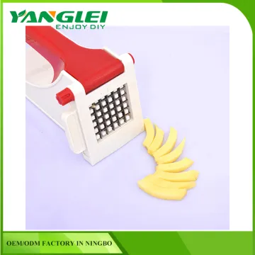 Stainless Steel French Fry Cutter Maker Vegetable Slicer Chopper Potato Chipper