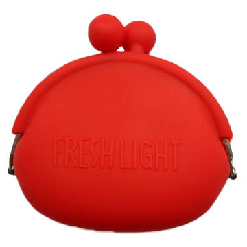 Silicone Coin Purses, Customized Logos or Colors are Accepted