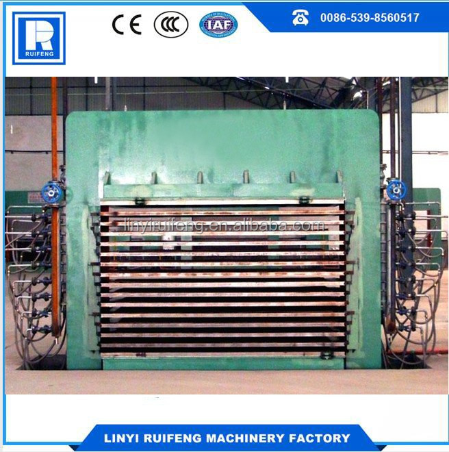 1200T 5-Layer Door Skin Hot Press Machine for Woodworking