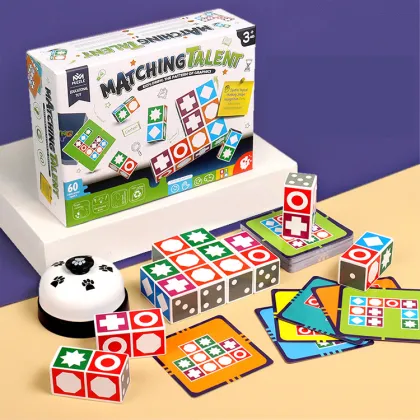 Interactive Wooden Puzzle Game: Fostering Creative, Logical Thinking & Education in Children