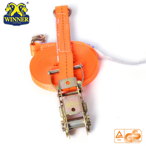 Polyester Ratchet Tie Down Strap For Container Strapping