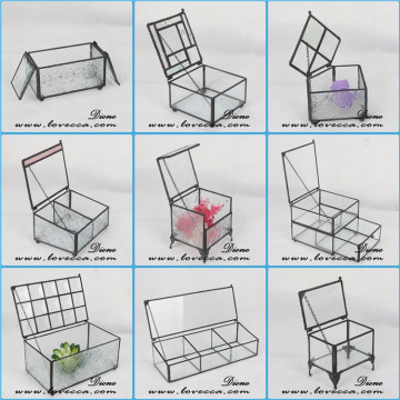 Jewelry Display Box, Geometric Stained Glass , Use As A Jewelry Display Box Or As Your Geometric Jewelry Organizer