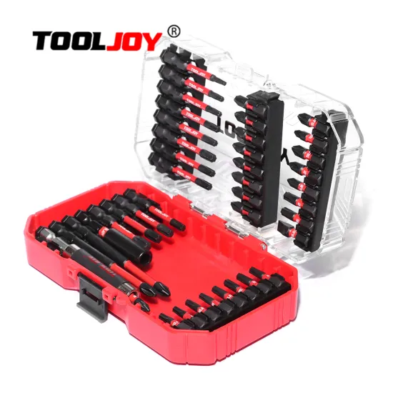 TOOLJOY 41PCS S2 Steel Impact Bit Set - High Quality PH PZ Screwdriver Bits for Impact Driver