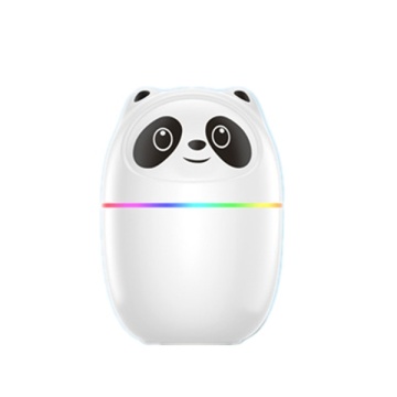 Panda Air Humidifier: 220ml Mini Essential Oil Diffuser with 7 Colors