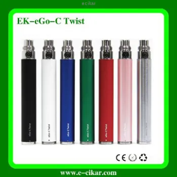 2014 high quality variable voltage ego twist battery 18650 V V battery