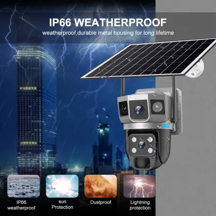 V380 4G AOV Waterproof Outdoor Solar Network Camera