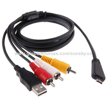 Camera USB + AV CableNew