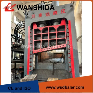 Tesoura de pórtico resistente para reciclagem de metal