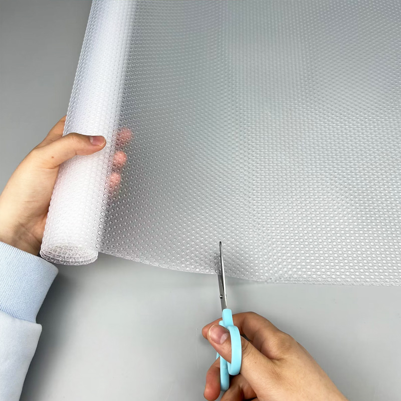 Anti slip Clear liner roll for shelf liner