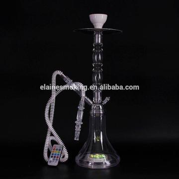 wholesale Factory direct   led plastic clear  clearance portable hookah shisha