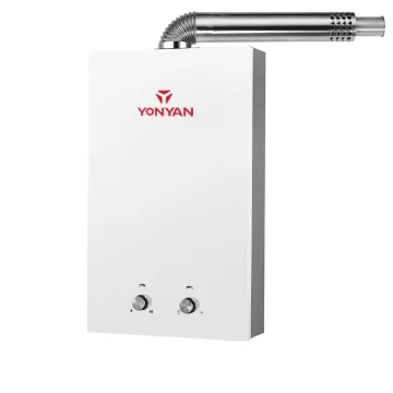 Instant gas water heaters with chimney