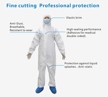 Sterile Disposable Hospital Safety Isolation Coverall