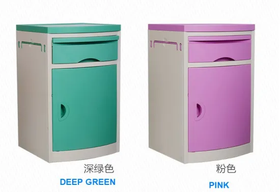 Hospital furniture medical ABS cupboard bedside cabinet