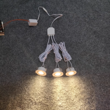 110v-240v LED Mini Spotlight - Ceiling, Floor, and Cabinet Lighting