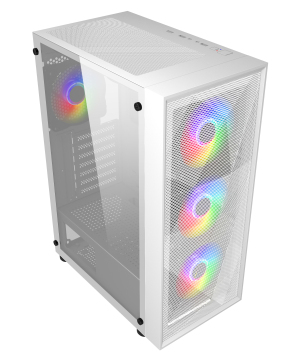 Greenleaf Tempered Glass ITX Case with 0.45mm Micro ATX Design and 7 PCI Slots: Computer Cases & Towers