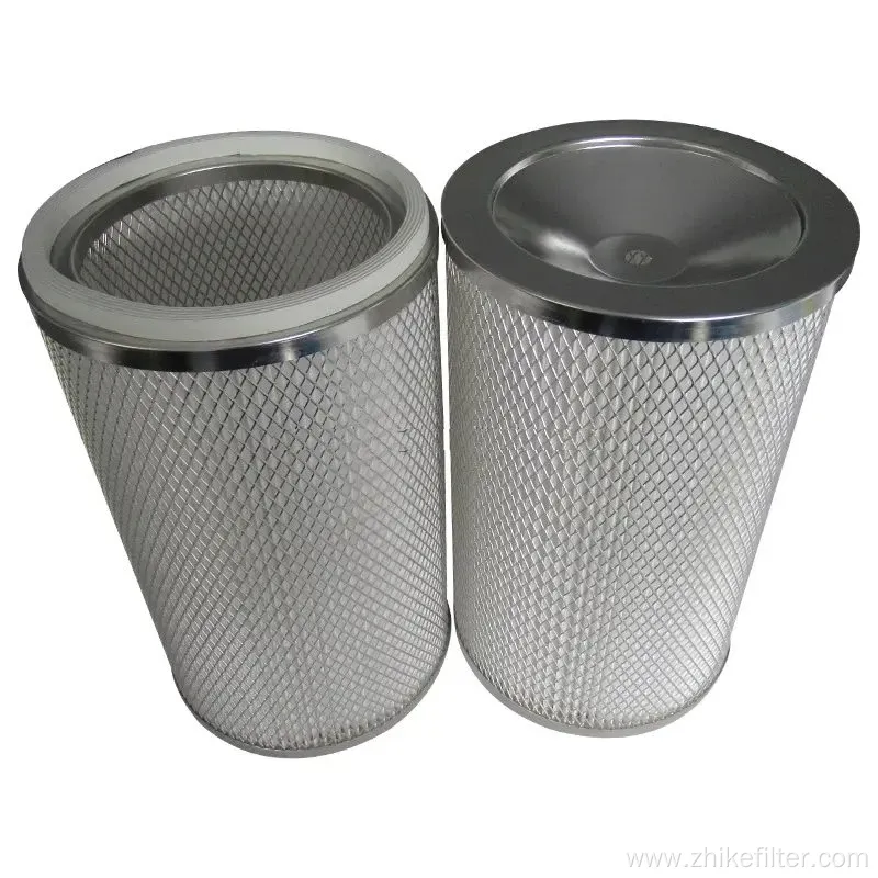 Pleated Dust Air Filter Cartridge Filter Dust Collection