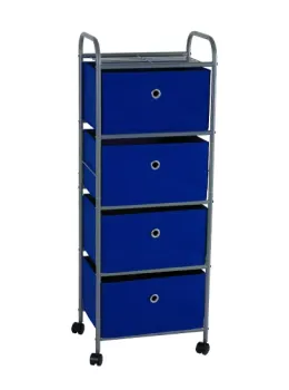 4 Drawer Storage Rack with Rolling
