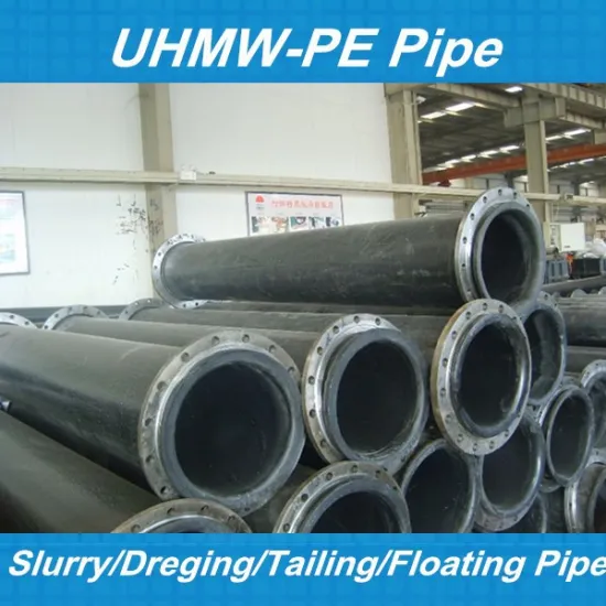 PN0.6MPa-PN2.0MPa Wear Resistant UHMWPE Slurry Dredge Pipeline