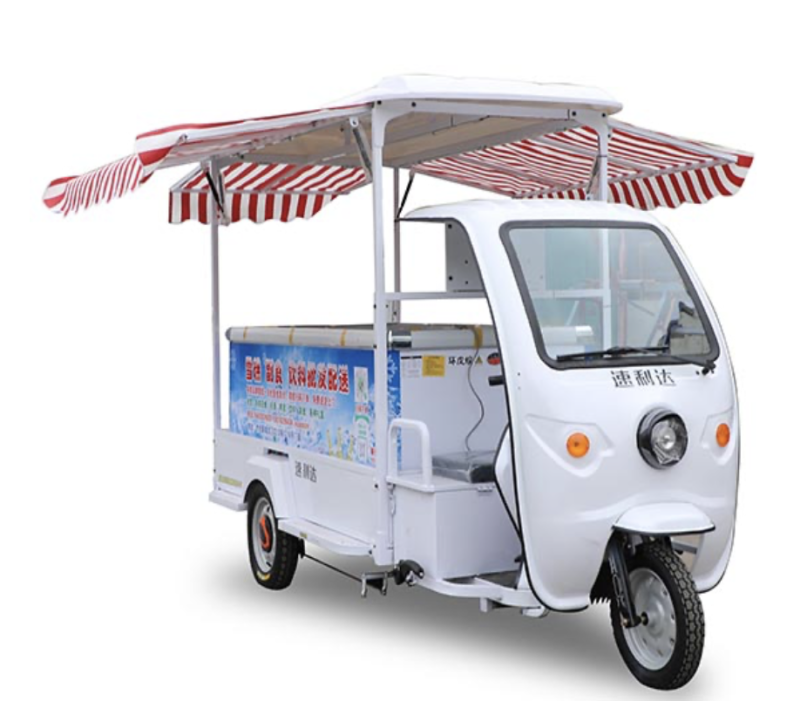Insulated ice cream truck