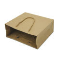 Personalized Brown White Gift Paper Bags with Handles