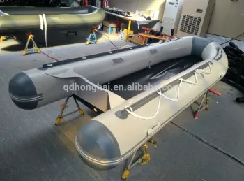 4.0m High Quality Aluminum floor inflatable boat with full bottom rubber of CE Certification