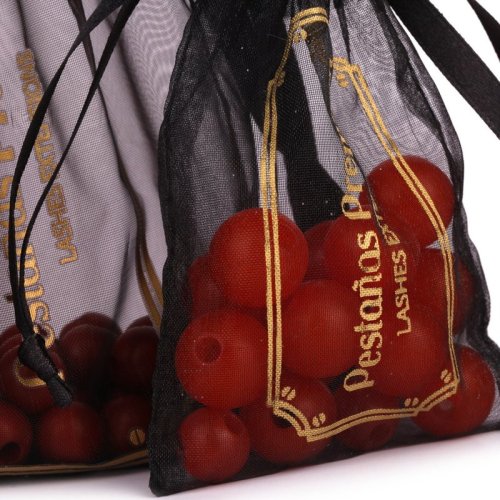 Customized logo colorized gifts packing organza pouch