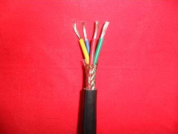 Copper core PVC insulated and shielded PVC sheathed flexible cable