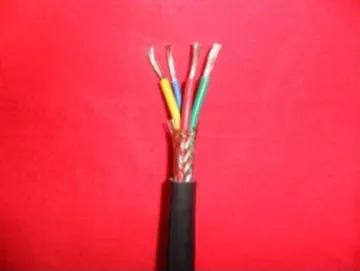Copper core PVC insulated and shielded PVC sheathed flexible cable