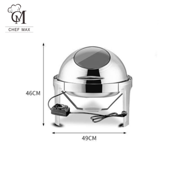 High-Quality Stainless Steel Luxury Food Warmers and Buffet Chafing Dishes with Alcohol Stove