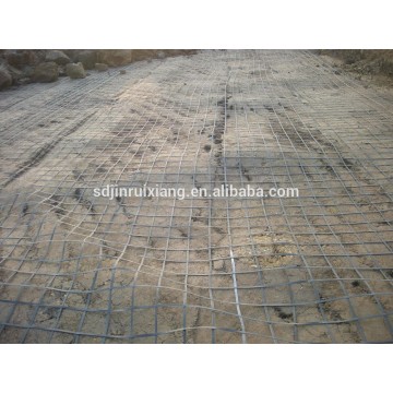 Geogrid polimer jalan baja-plastik kualitas terbaik