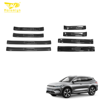 ABS Carbon Fiber Door Scuff Plate for Song Plus Accessories