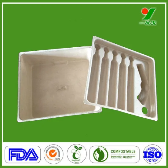 100% sugar cane fiber custom blister packaging